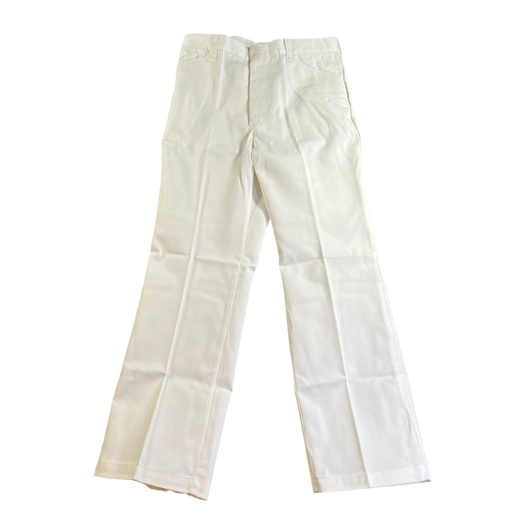 Vintage Big Mac Jean Look Pants Mens 36x32 White Deadstock Western Regular Cut